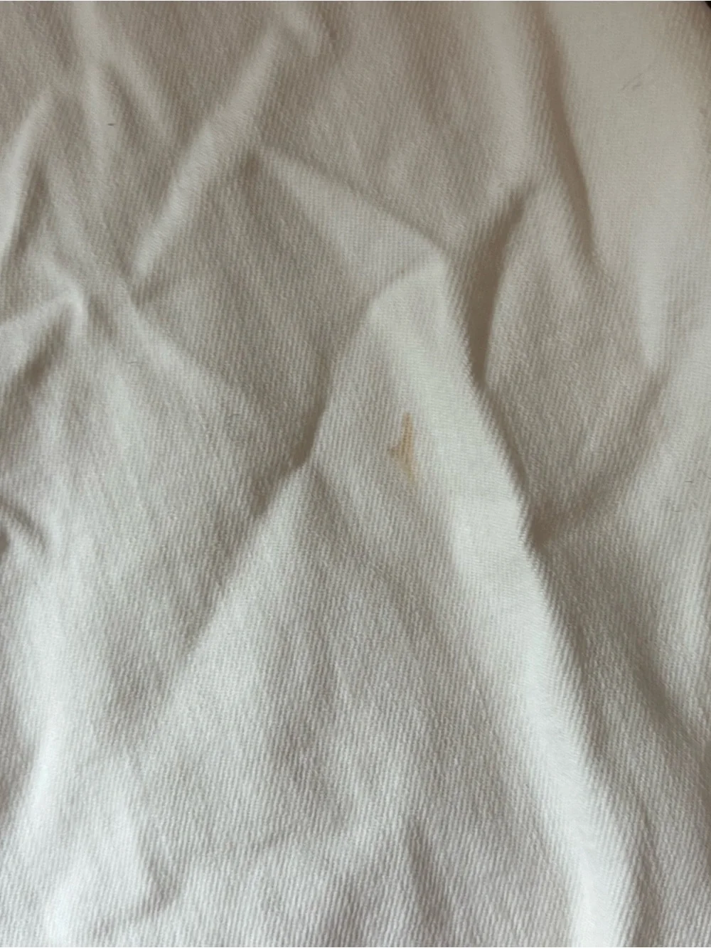 Zara White High-Rise Jeans
